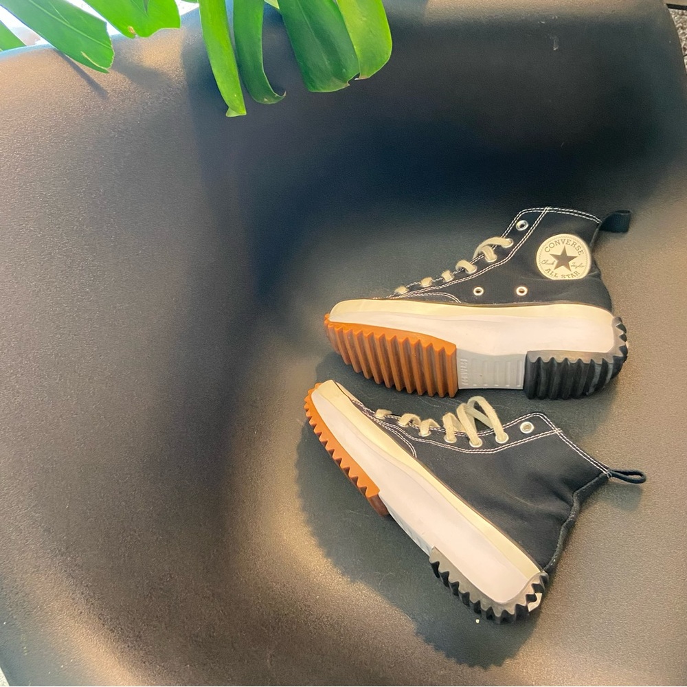 CONVERSE HITOP PLATFORM SNEAKERS♠️✨🖤
